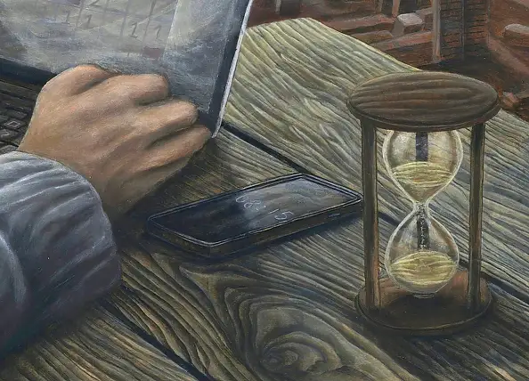 Krzysztof Polaczenko, Epicentrum, Obraz akrylowy - płyta, 117 x 78