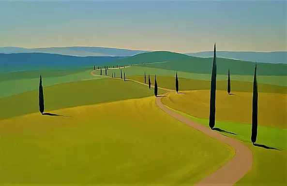 Jacek Malinowski - Summer in Val d'Orcia