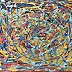 Mariola Świgulska, Flourish and blotts, Acrylic painting - , 50 x 40