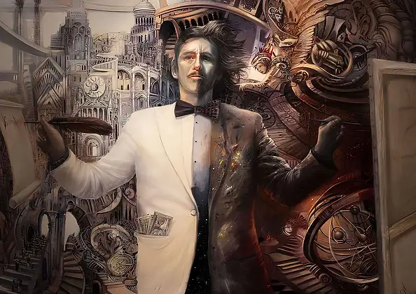 Tomasz Sętowski, Et non perdet omnia, Ölbild - Leinwand, 130 x 90