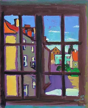 Rita Staszulonok - Studio con una finestra