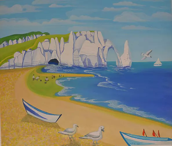 Aleksandra Gaweł Krajska - Etretat - Normandy - France