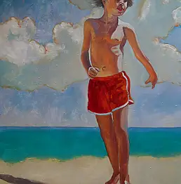 Dariusz Żejmo, Euforia, Obraz olejny, Ołówek - płótno, 70 x 90