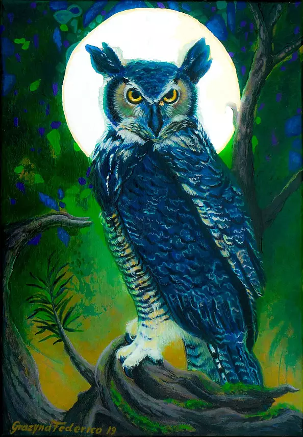 Grazyna Federico - Eule (5)