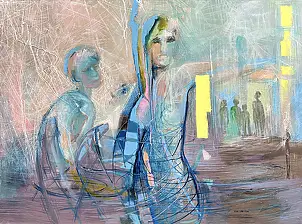 Anna Lupa Suchy, Eureka, Oil painting - canvas, 80 x 60