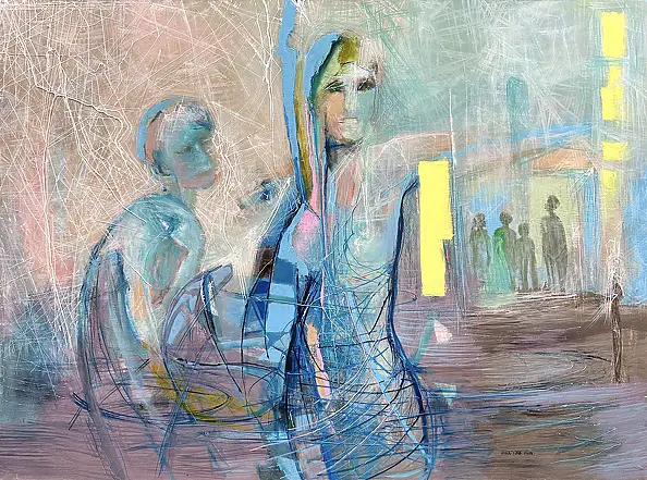 Anna Lupa Suchy, Eureka, Oil painting - canvas, 80 x 60