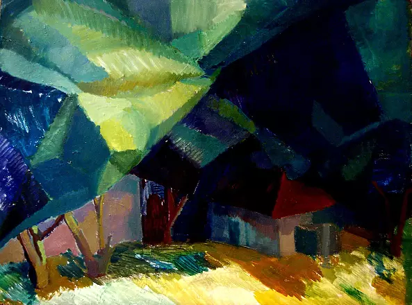 Drozdova Mariia - Evening Landscape