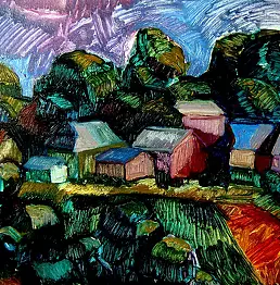 Drozdova Mariia - Evening Landscape