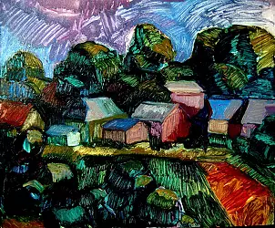 Drozdova Mariia - Evening Landscape