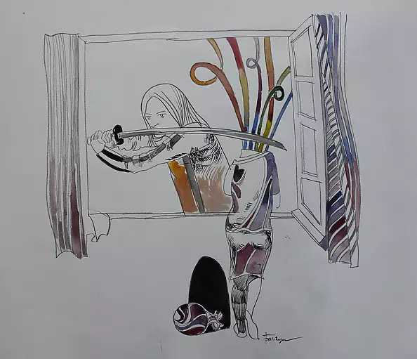 Roman Bonchuk - Event at the Window