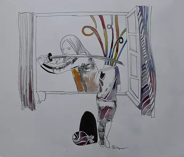 Roman Bonchuk - Event at the Window