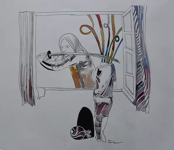 Roman Bonchuk - Event at the Window