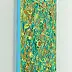 Pamela Rys, Evergreen, Impasto, Obraz akrylowy, Relief, Techniki mieszane - płótno, 120 x 40