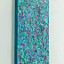 Pamela Rys, Evergreen, Impasto, Obraz akrylowy, Relief, Techniki mieszane - płótno, 120 x 40