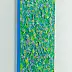 Pamela Rys, Evergreen, Impasto, Obraz akrylowy, Relief, Techniki mieszane - płótno, 120 x 40