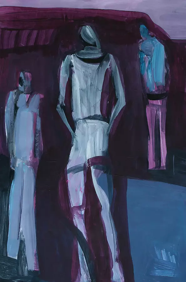 Mariola Paulina Żylińska Jestadt - FIOLETOWE POSTACIE