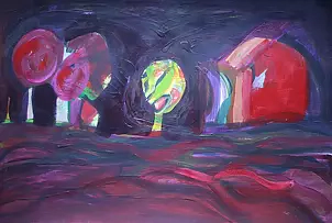 Mariola Paulina Żylińska Jestadt - FIOLETOWY PEJZAŻ