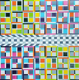 Justyna Szewczyk Iwan, Без названия, Масляная картина - холст, 70 x 70