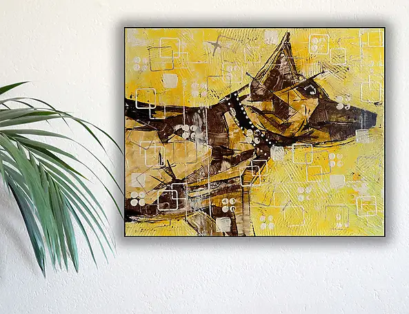 Marek Lutek, FRed 11617, Peinture acrylique - toile, 40 x 50