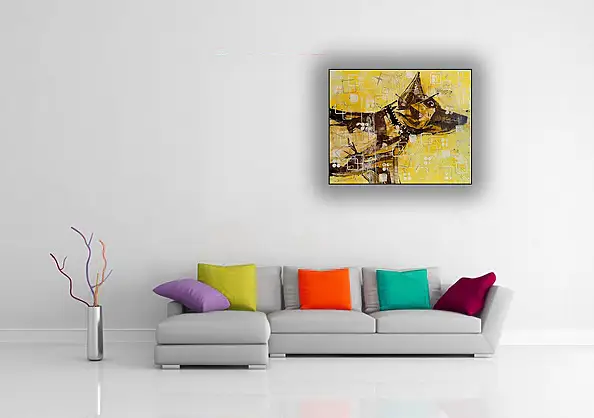Marek Lutek, FRed 11617, Peinture acrylique - toile, 40 x 50