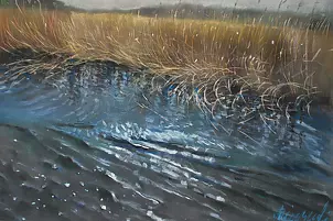 Andrzej Siewierski - Wave on the lake,