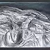 Anna Skowronek - Waves - black and white drawing