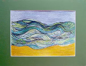 Anna Skowronek - Sea waves No. 1-colored figure