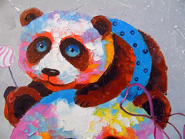 Olha Darchuk - Family of pandas