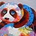 Olha Darchuk - Famille de pandas