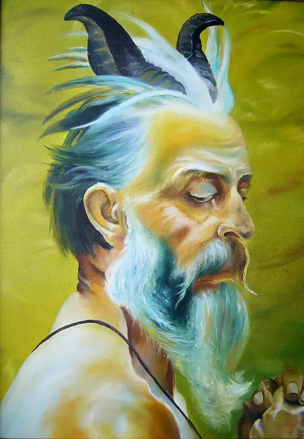 Katarzyna Piotrowska Lass - Faun wg.Jacka Malczewski