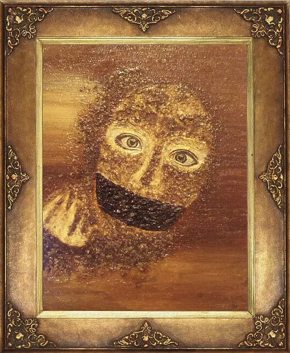 Yuliya Strizhkina - Fear - oil painting from a series of paintings EMOTIONS