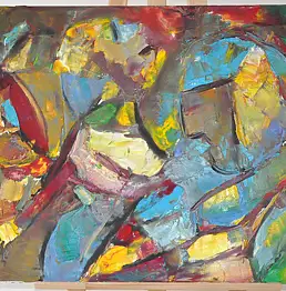 Mirosław Jerzy Kin, финикийский, Масляная картина - холст, 90 x 60