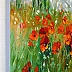 Olha Darchuk - Field of poppies near the mountains