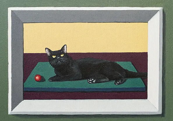 Nataliya Bagatskaya - Ficus, Cat and She...