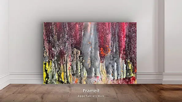 Ewa Mościszko, Finnish autumn tundra, Acrylic painting - , 100 x 70