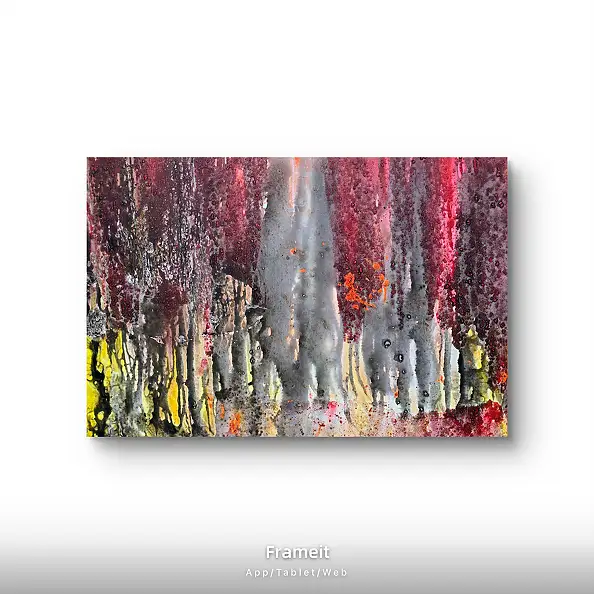 Ewa Mościszko, Finnish autumn tundra, Acrylic painting - , 100 x 70