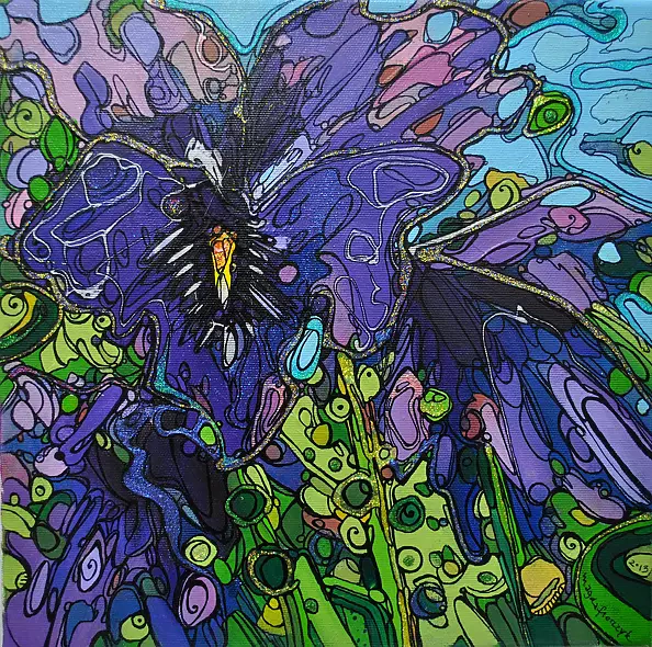 Magda Florczyk - Violet in the green for a light sparkles