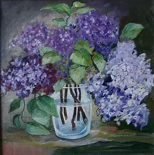   - Violet lilacs