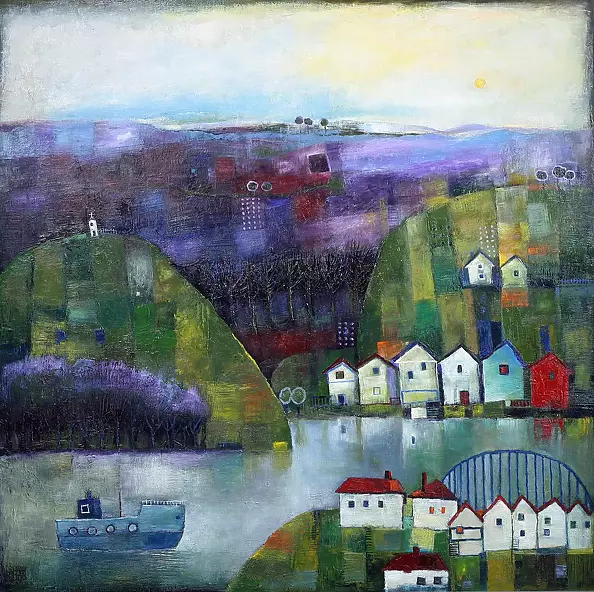 Ewa Przybyła - purple fjord