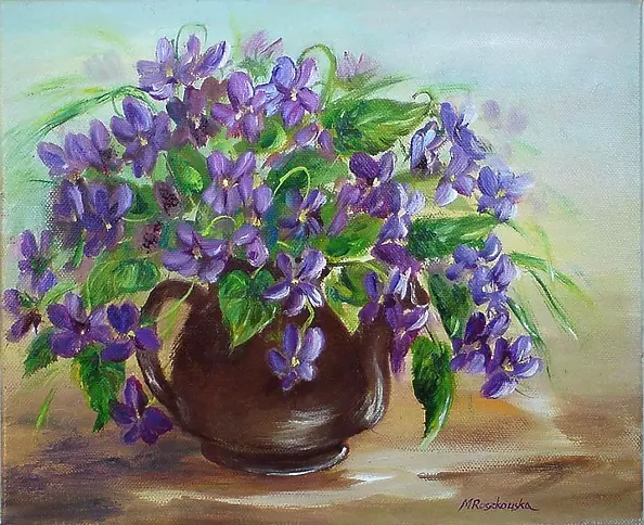 Maria Roszkowska - Fiołki