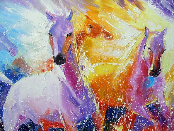 Olha Darchuk - Fire horses