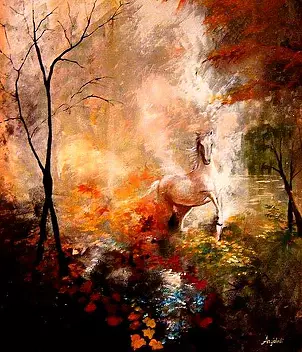 Anna Rita Angiolelli - Fire in forest