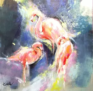 Ilona Kowalik - Flamingos