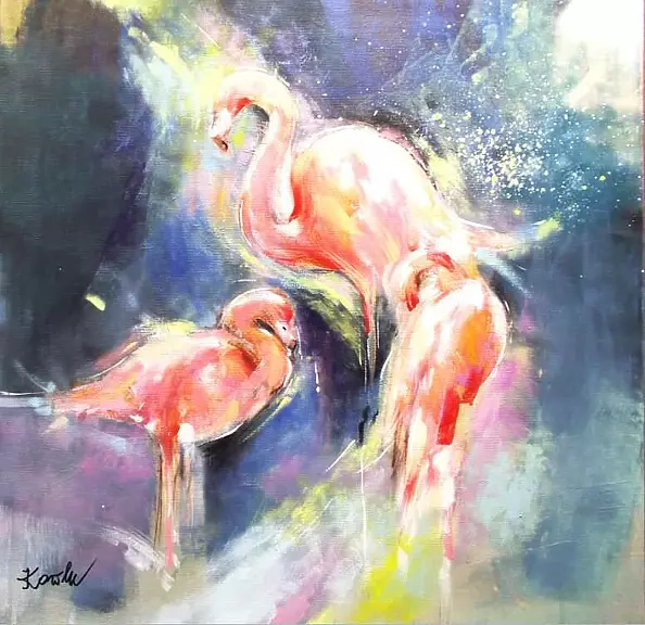 Ilona Kowalik - Flamingi