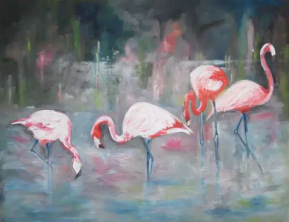 Monika Ratajczak - Flamingos