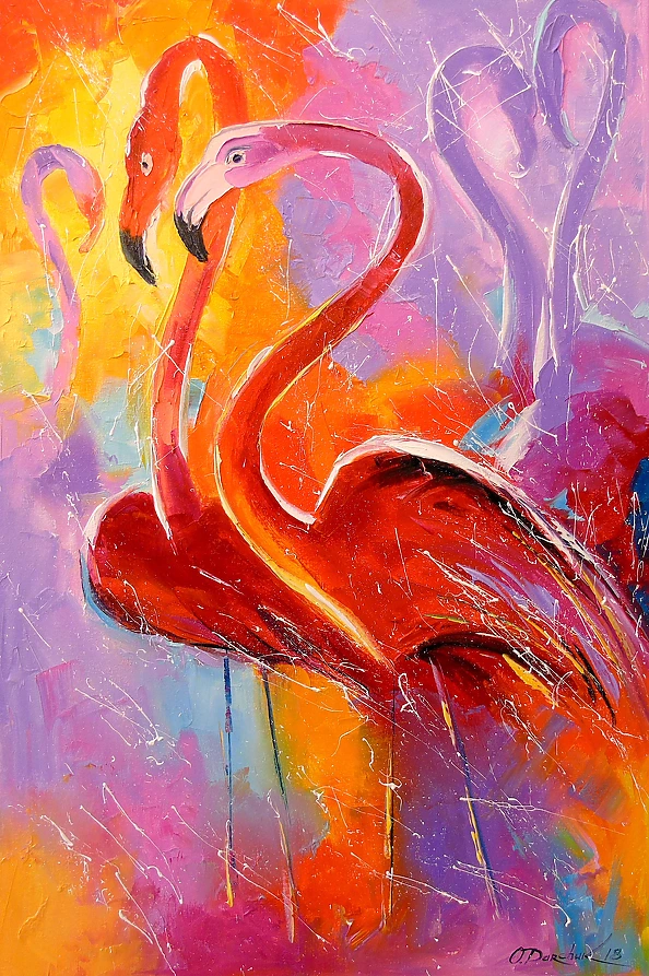 Olha Darchuk - Flamingo