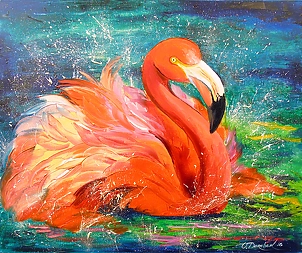 Olha Darchuk - Flamingo
