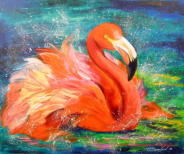 Olha Darchuk - Flamingo