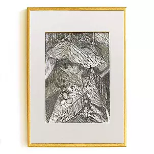 Anna Skowronek - Flora - black and white drawing