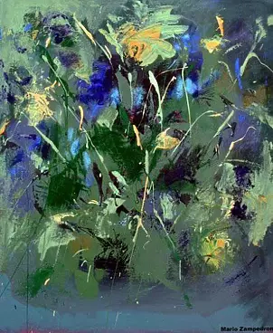   - Floral acrylic painting 2002